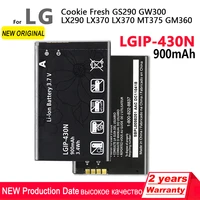 genuine lgip 430n replacemeny battery for lg cookie fresh gs290 gw300 lx290 lx370 lx370 lgip 430n mt375 gm360 900mah battery