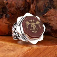 925K Sterling Silver Ring,Exclusive Jewelry Unique Design Gift For Him 2022 Fashion Double Eagle Head