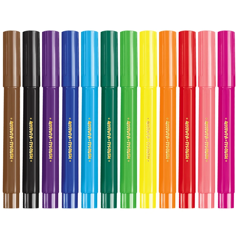 Фломастеры Мульти-Пульти &quotЕнот в Англии&quot 12 цветов утолщённые смываемые -