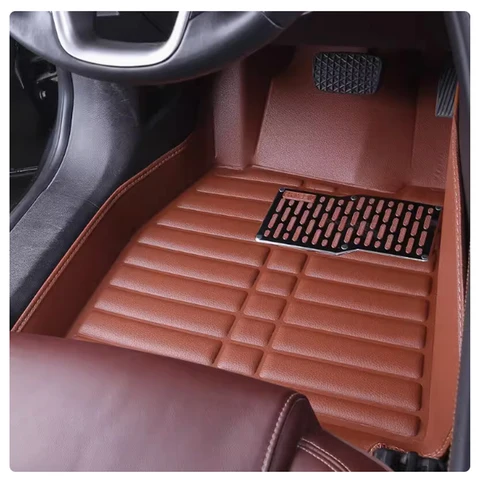 Автомобильный кожаный напольный коврик для Skoda Superb 3 в B8 2016 ~ 2024 2017 2018 2019 2020 2021 2022 2023 анти-грязный подкладка для салона стопы водонепроницаемый коврик для ковра пользовательские аксессуары