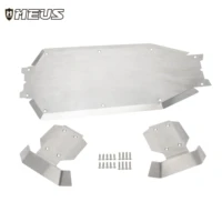 meus metal chassis armor front rear protecter guard for 18 rc model car traxxas sledge 6s