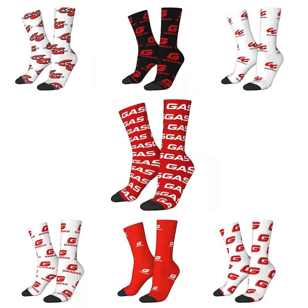 

Gasgas LOGO Plaid Socks Men's Women's Fashion Socks Novelty Spring Summer Autumn Winter Middle Tube Stockings Gift