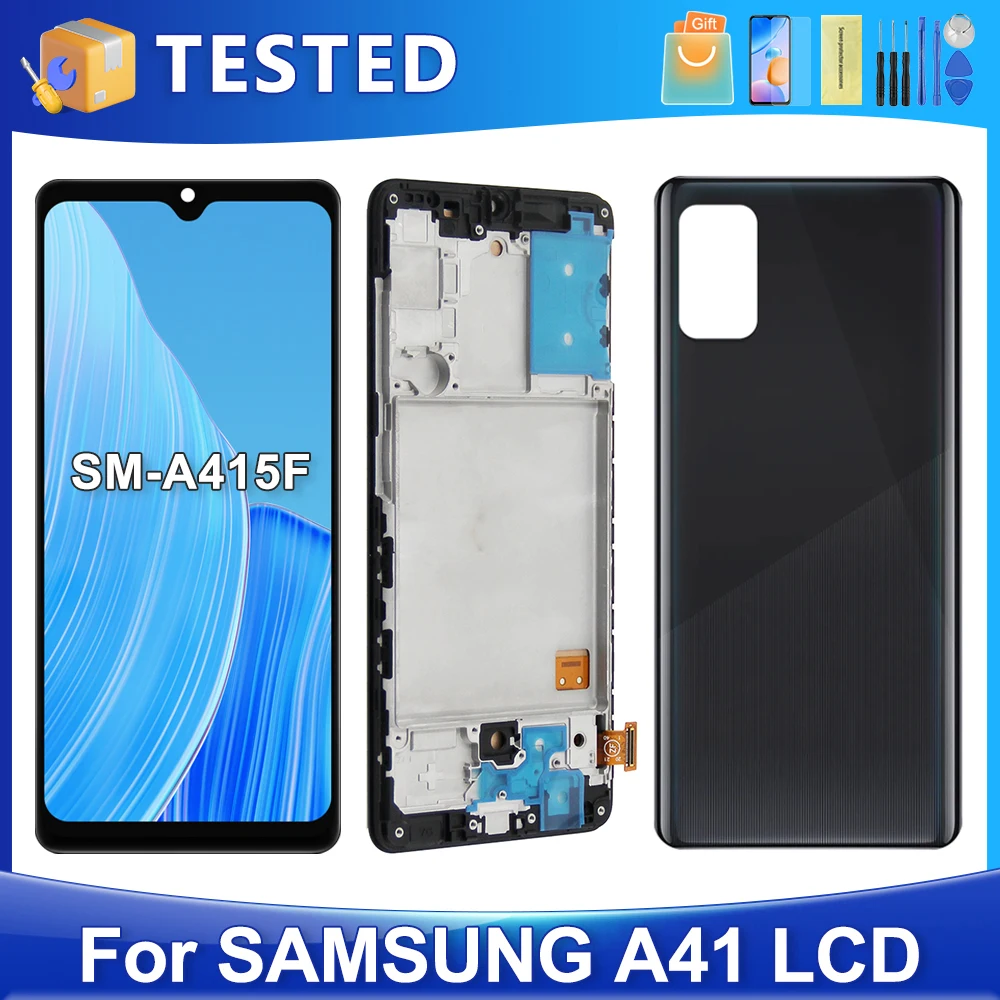 6 1 '𧩁 4G для Samsung протестирован A415 A415F SCV48 SC-41A ЖК-дисплей с цифровым