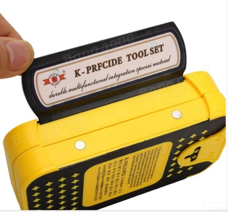 Набор отверток k. K tools. 1252-38pcs. Набор отверток для сотовых nо1252a/38in1. Хромированная отвертка инструмент.