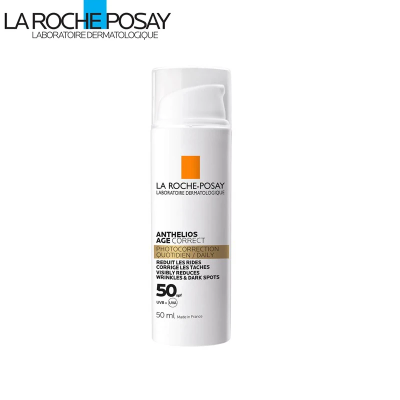 

La Roche Posay Anthelios Age Correct SPF50 Light Shield Sunscreen Anti Aging UV Isolation Repair of Light Damage Nourish Skin