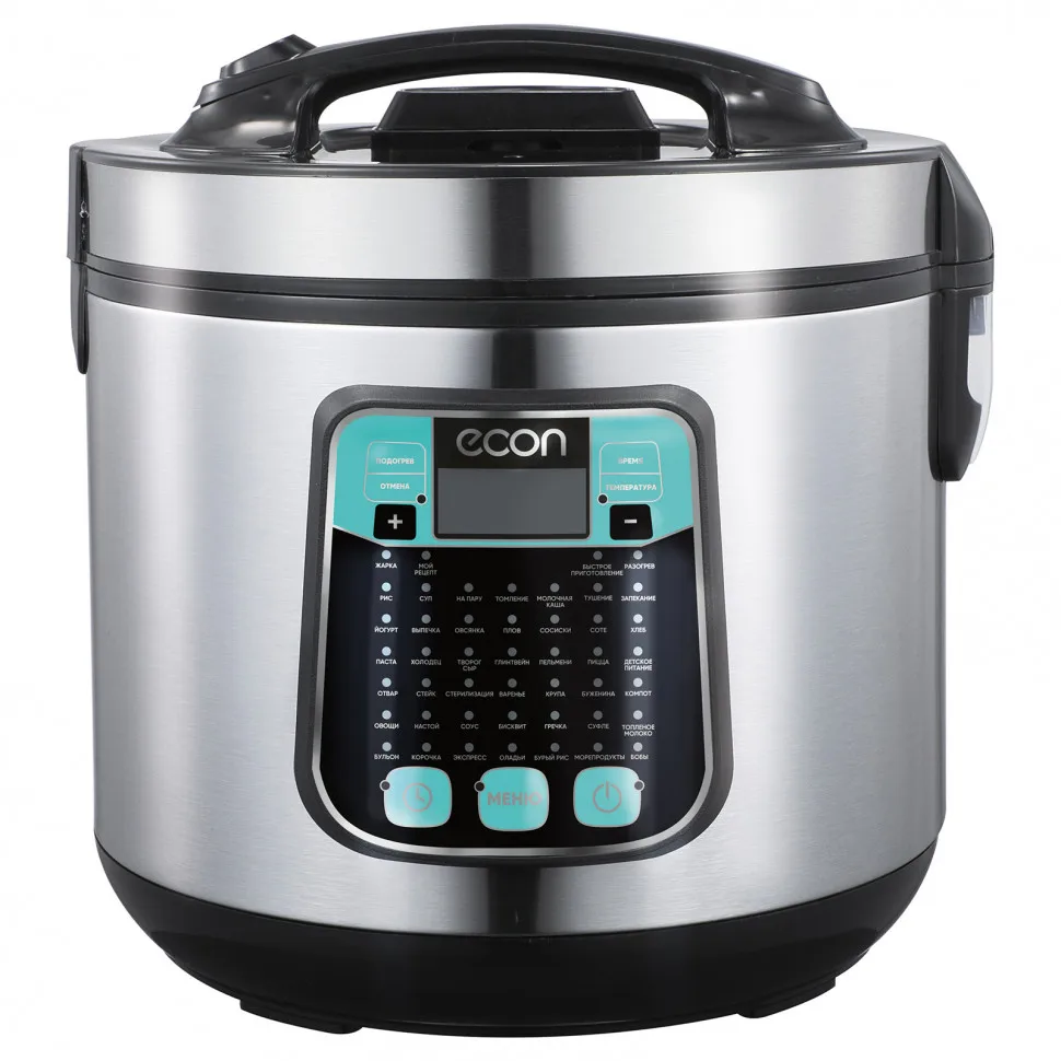 ECON ECO-54MC, Мультиварка (5л, 860Вт, 45 программ, антипригарное покрытие чаши)