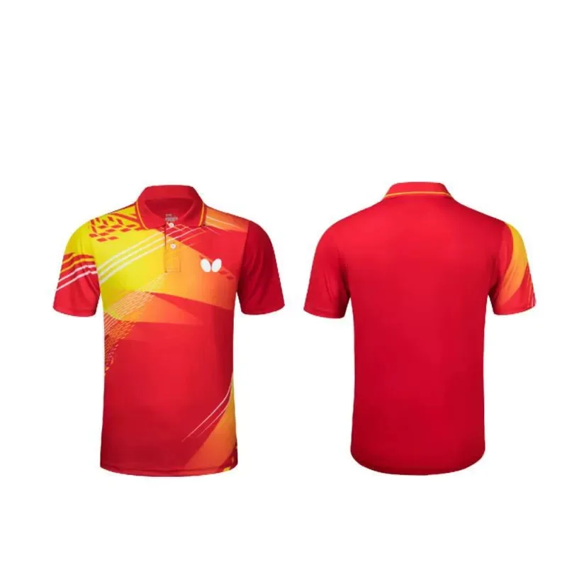 Sports Quick Drying Breathable T-shirt Table Tennis Sportswear Men's Table Tennis Training Light Short Sleeve Competition Top