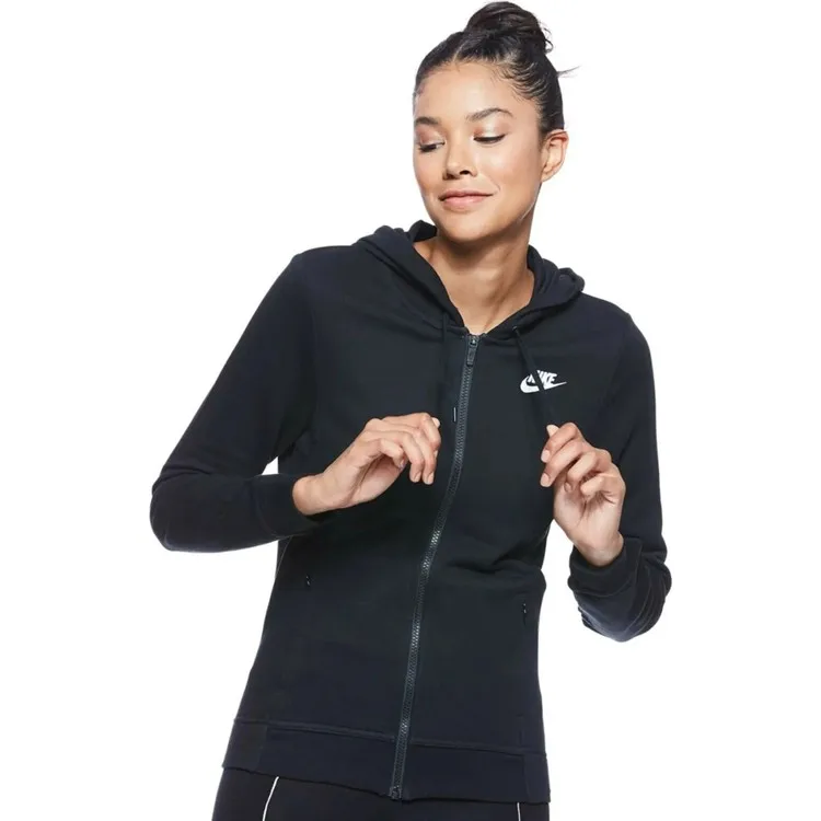 Nike Полная черная женская толстовка