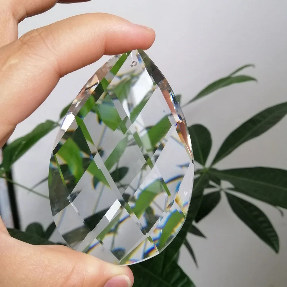 Camal 2 шт. 63 мм K9 прозрачный кристаллический стеклянный подвесной светильник в виде сетки, подвесной светильник «Ловец Солнца», детали для люстры, подвесное украшение для дома