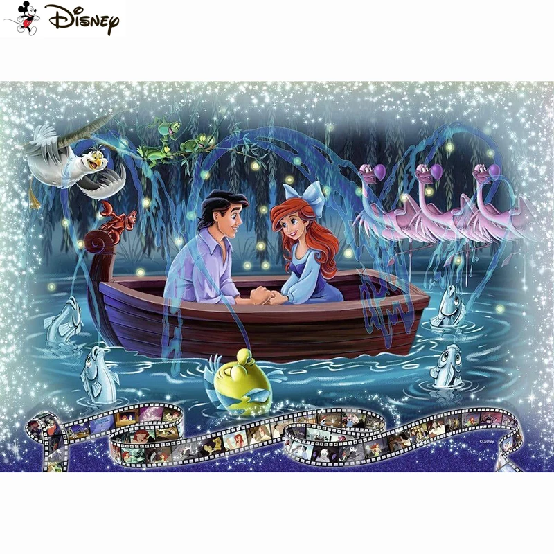 

Алмазная живопись «мультяшная принцесса», картина стразы из мультфильма, 5D алмазная вышивка, вышивка крестиком, декор для творчества