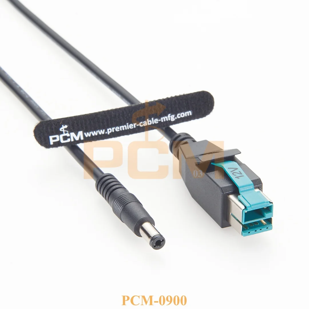 Фото Кабель-переходник USB на DC 12В с разъемом 5.5*2.1мм (DC5521) для POS-принтеров, терминалов и ПК №3