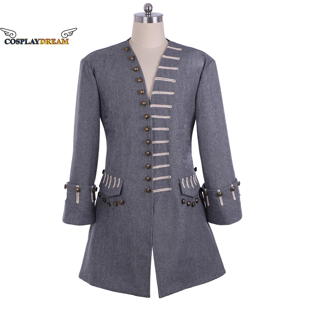 Мужская Королевская куртка в стиле милитари 18-го века Женская средневековая