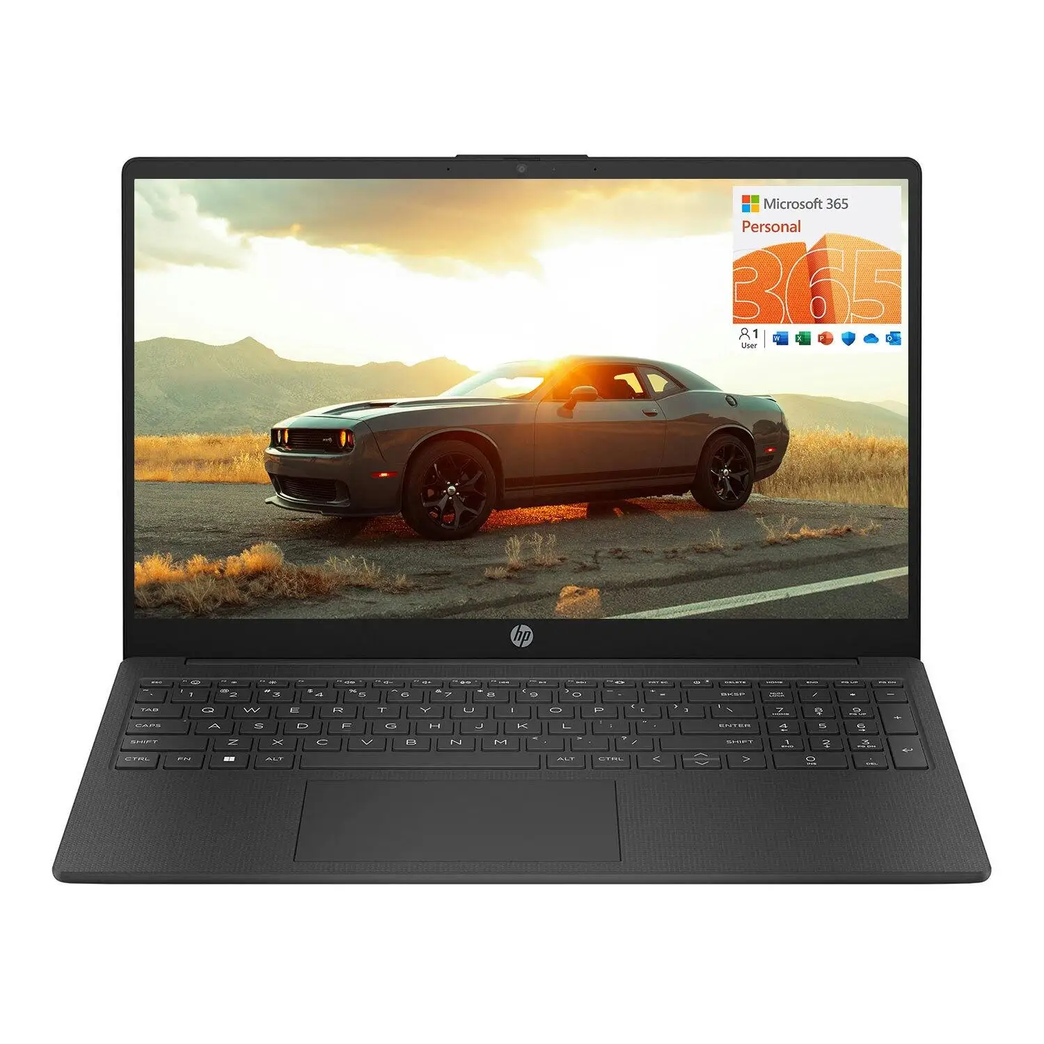 Портативный ноутбук HP с диагональю 15,6 дюйма (включая Microsoft 365 с ...