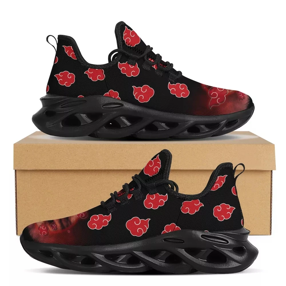 

Nopersonality Shock-Absorbing Breathable Men's Walking Shoes Casual Heightening Vulcanized Shoes Printing AKATSUKI Student Shoes