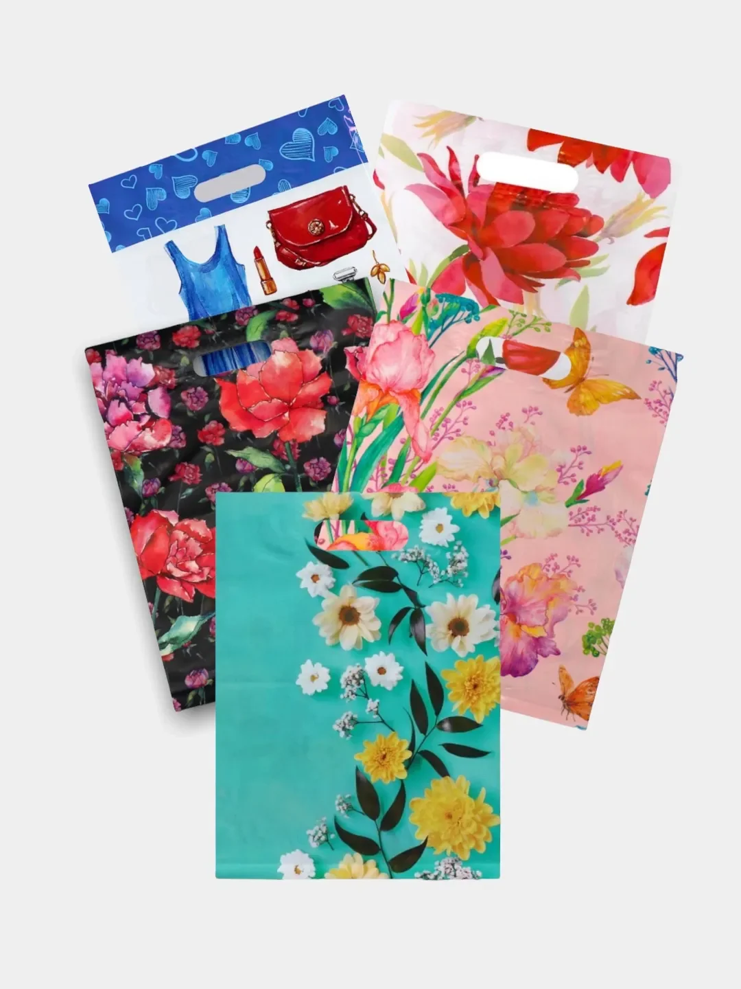 44*44 70мкм "либретто" (интерпак) (250). подарочный пакет. праздничный пакет. пакет петл. пакет целлофановый подарочный.