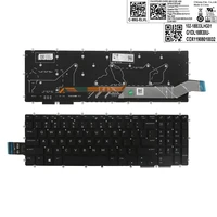new english us layout keyboard for dell alienware m15 r1 m17 r1 black backlit win8