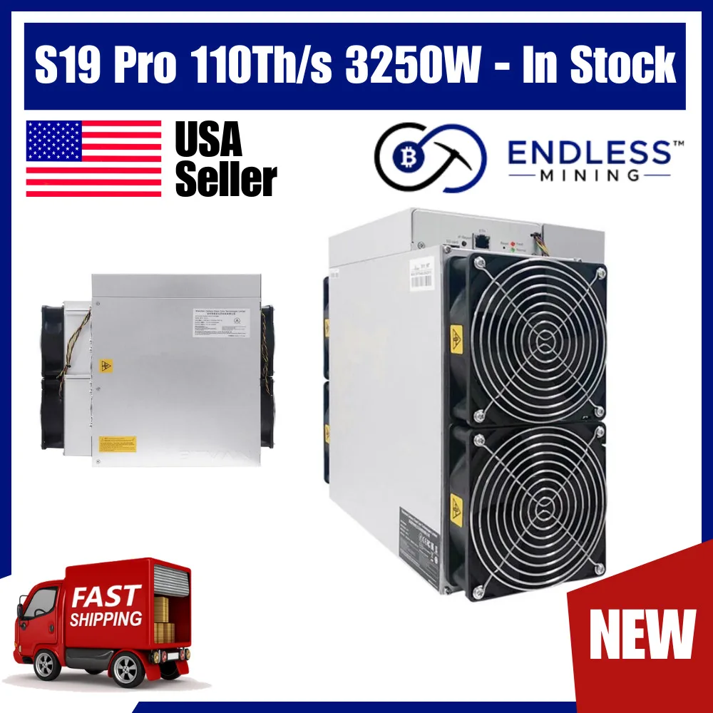 

Новинка, Bitmain Antminer S19 Pro 3250 th/s Вт, чтение описания