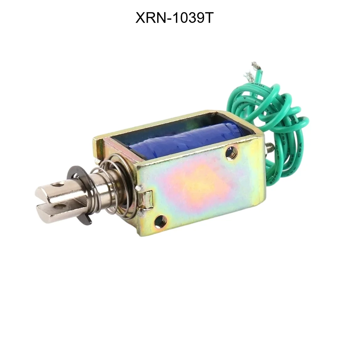 Фото XRN-1039 XRN-1039T DC рамный толкательно-тяговый соленоидный электромагнит 12В 24В 22Вт с ходом 10 мм, миниатюрный линейный привод №3