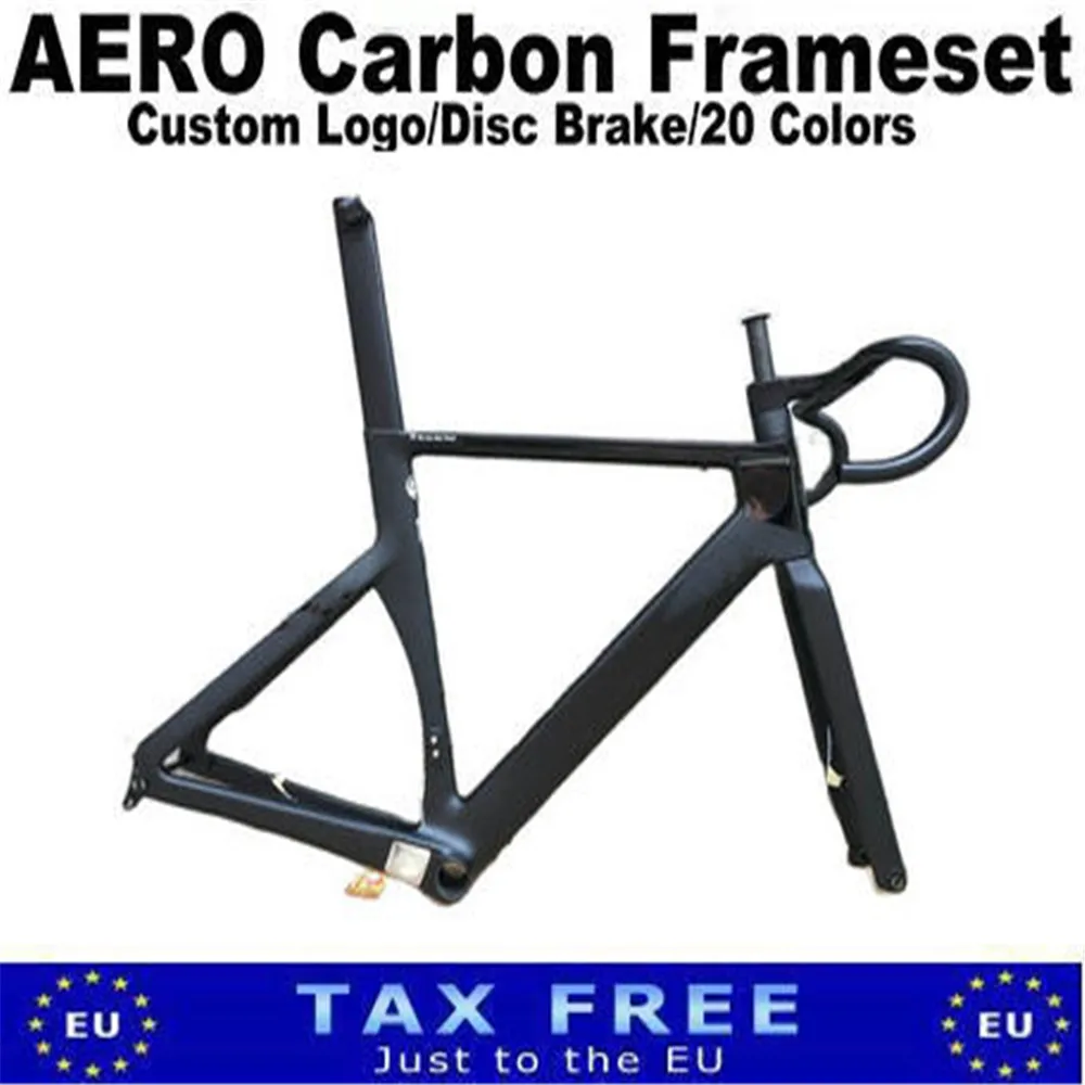 

T1000 BOB AERO UD Disc brake Disk Carbon Road Bike Frame and Black Handlebar Custom Logo XDB/DPD