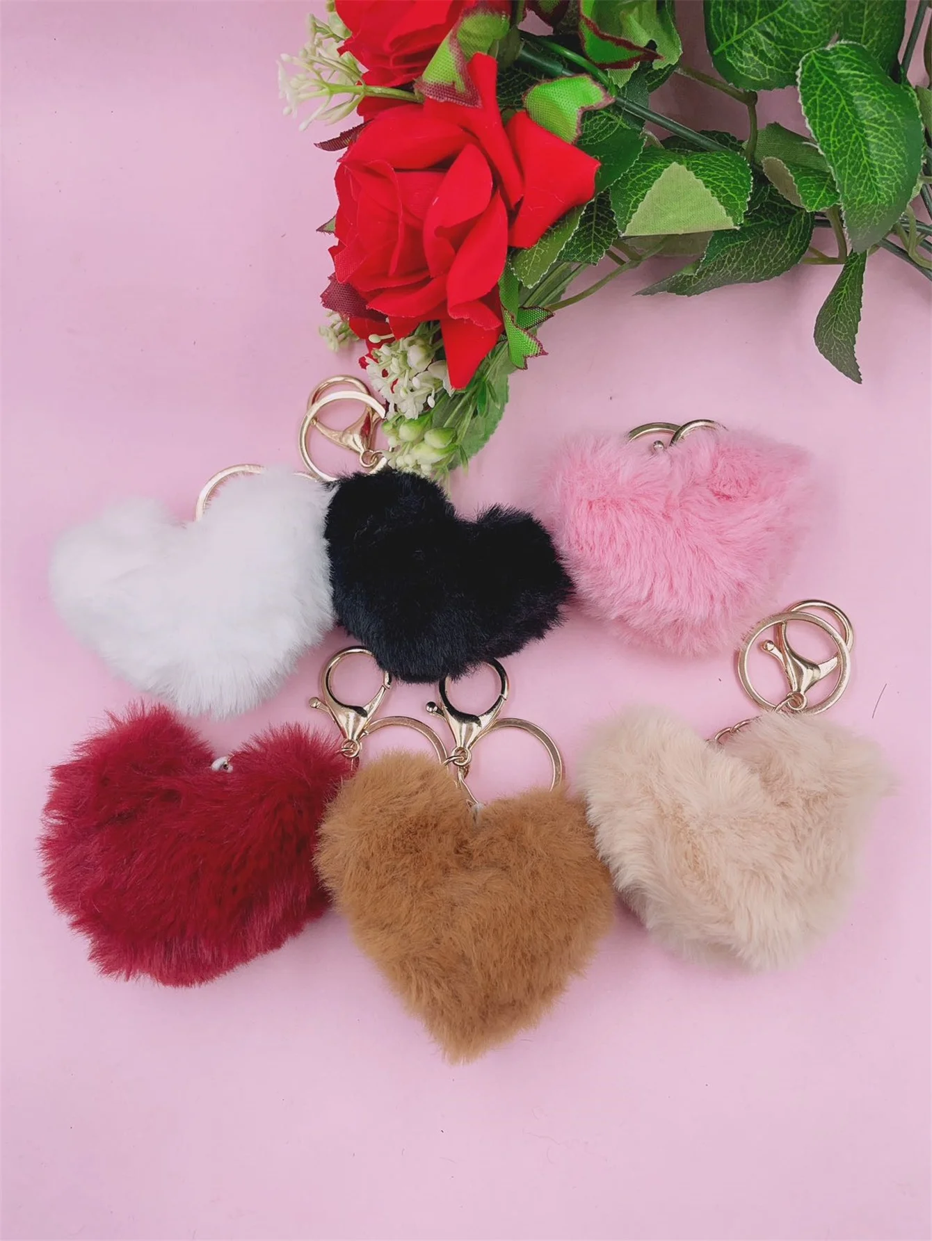 

POM KEY POM HEART TO DECORATE YOUR BACKPACK EXCHASE