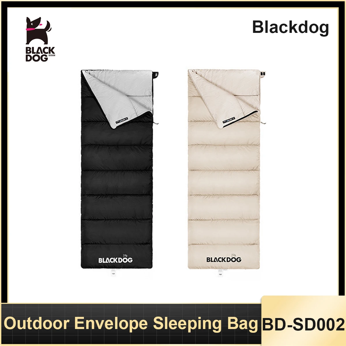 

Blackdog BD-SD002 Outdoor Headless Envelope Sleeping Bag Adult Winter Camping Tent Cold-resistant Thickened Warm Down Sleep Bags