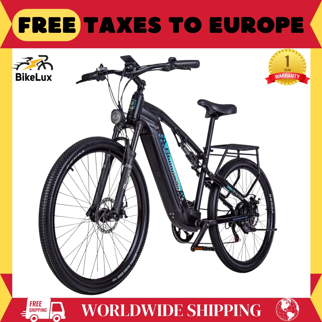 Shengmilo S26 Электрический велосипед 500 Вт Bafang мотор E-горные велосипеды 48 в А · ч для