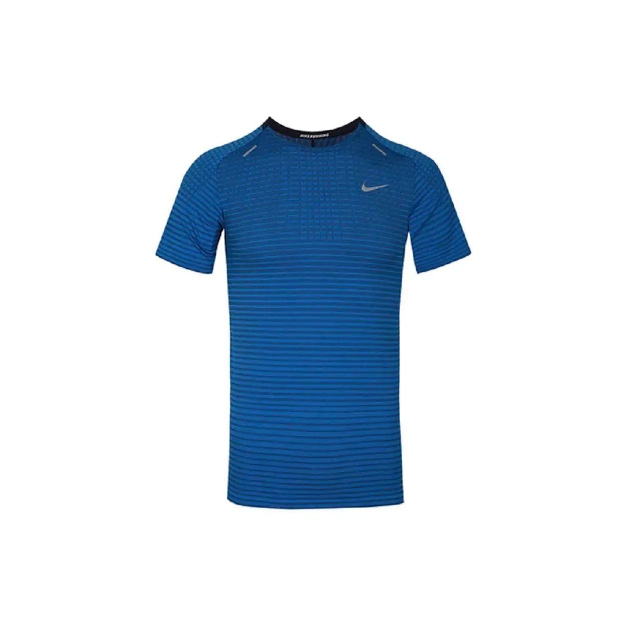 Nike Techknit Ультра дышащая футболка для бега с коротким рукавом мужские топы синий