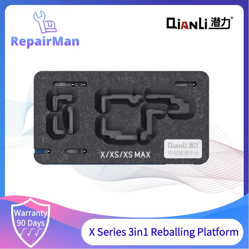

QianLi X series 3in Middle Frame Reballing Platform Compatible Mother Board Testers for iphone X series Middle Reballing