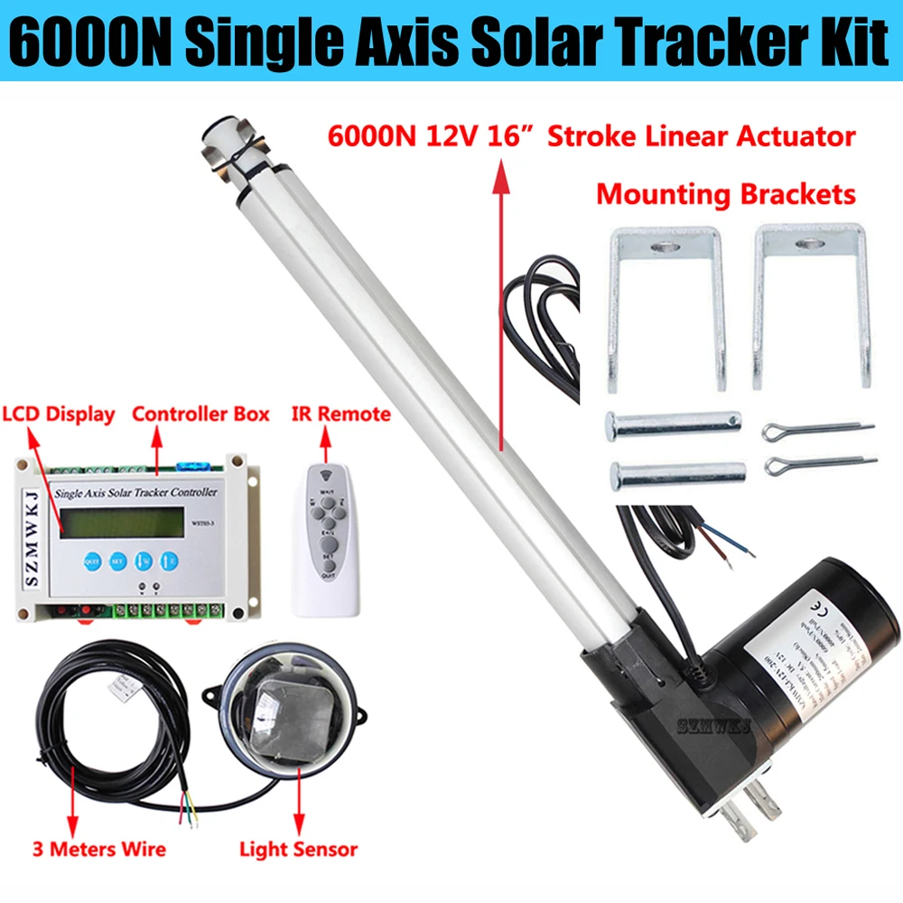 Single Axis Solar Tracker Controller &6000N 16