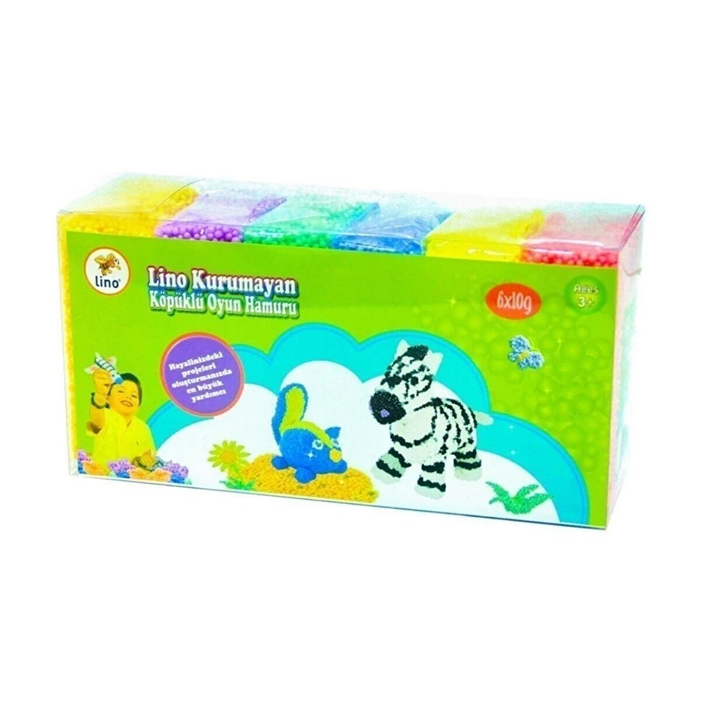 Липкая пена-тесто для игр 6 цветов 10 г 3 + лет | Игрушки и хобби