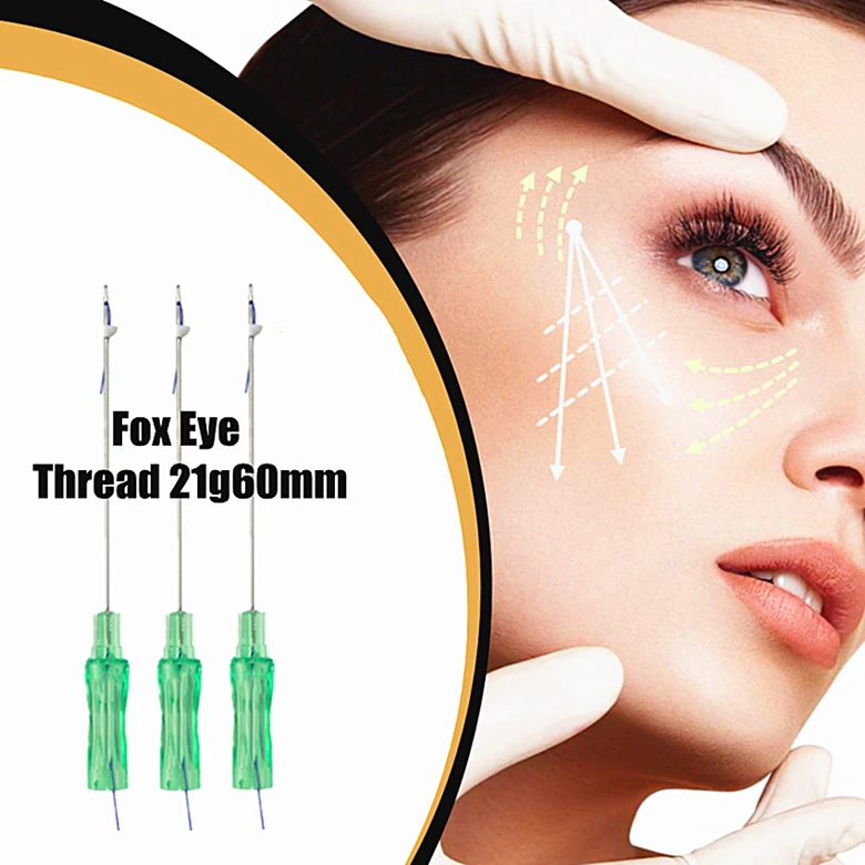 

Top Selling New Beauty Items Korea PDO thread 4D L Blunt 21g60mm for Foxy Eye Lifting molding 18G for face lifting