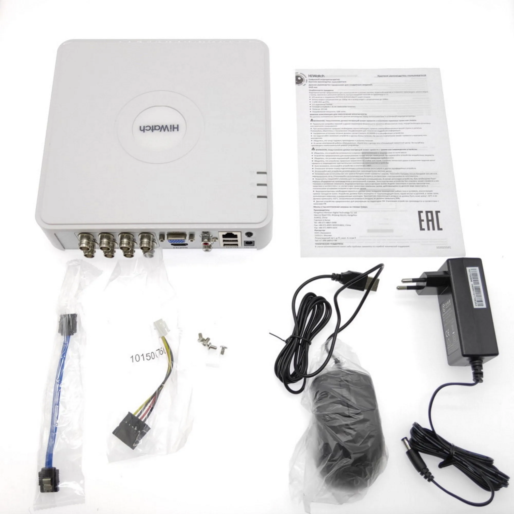 HiWatch DVR-108P-G/N видеорегистратор DVR на 8 камер видеонаблюдения HD-TVI AHD CVI CVBS 1 канал