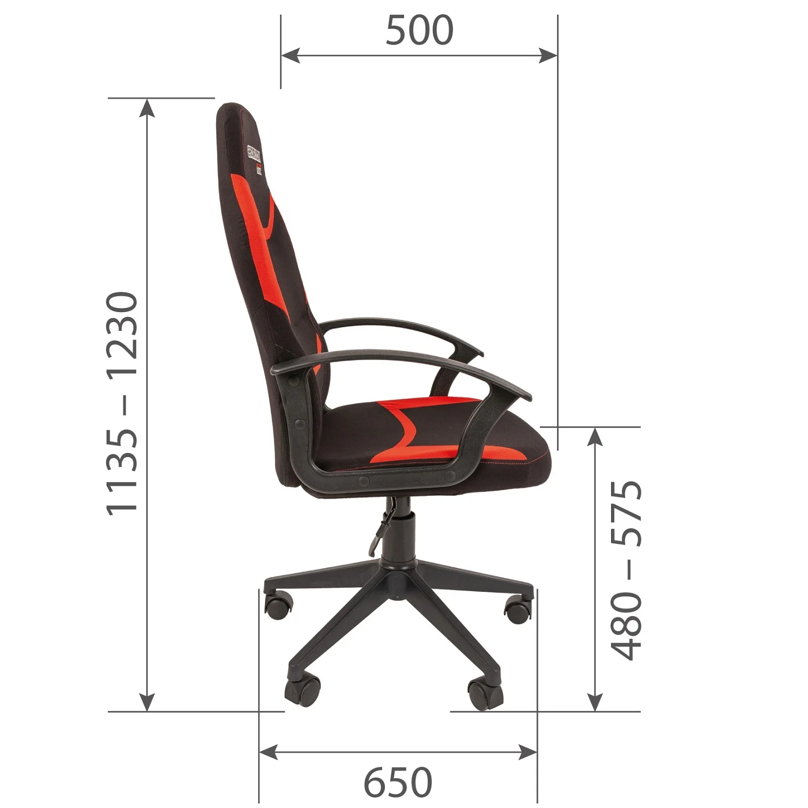Игровое кресло Chairman Game 9 бюджетная модель для геймеров без механизма качания дома