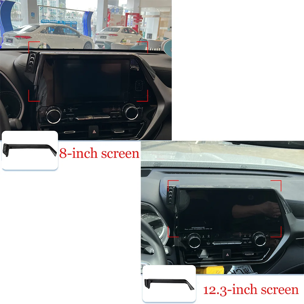 Автомобильный держатель мобильного телефона для Toyota Highlander XU70 Kluger 2020 ~ 2025 2021