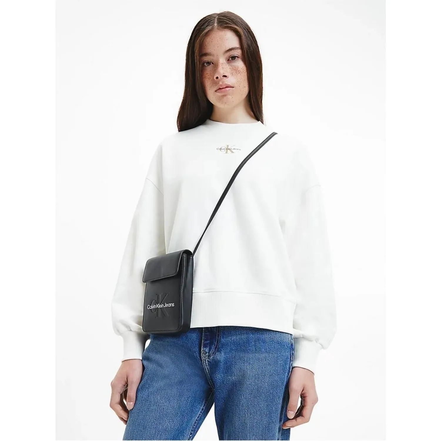 Calvin Klein Толстовка цвета слоновой
