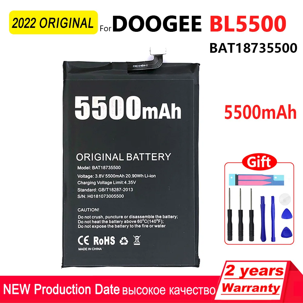 Аккумулятор Doogee Для DOOGEE S30 S50 S55 S60 S70 S95 N20 X55 X60 X90 Y 6 7 8 BL5000 BL5500 BL7000 BL9000 BL12000 - купить по