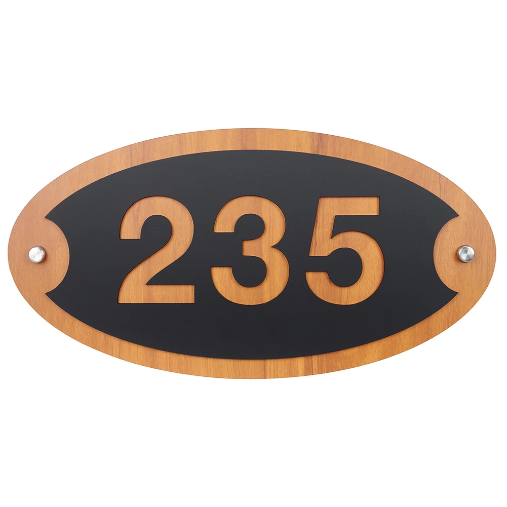 Табличка с номером дома на заказ уличные вывески круглый/квадратный номер двери