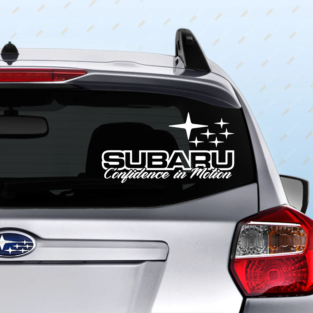 Наклейка на авто для SUBARU - Confidence in Motion виниловая наклейка стикер купить по