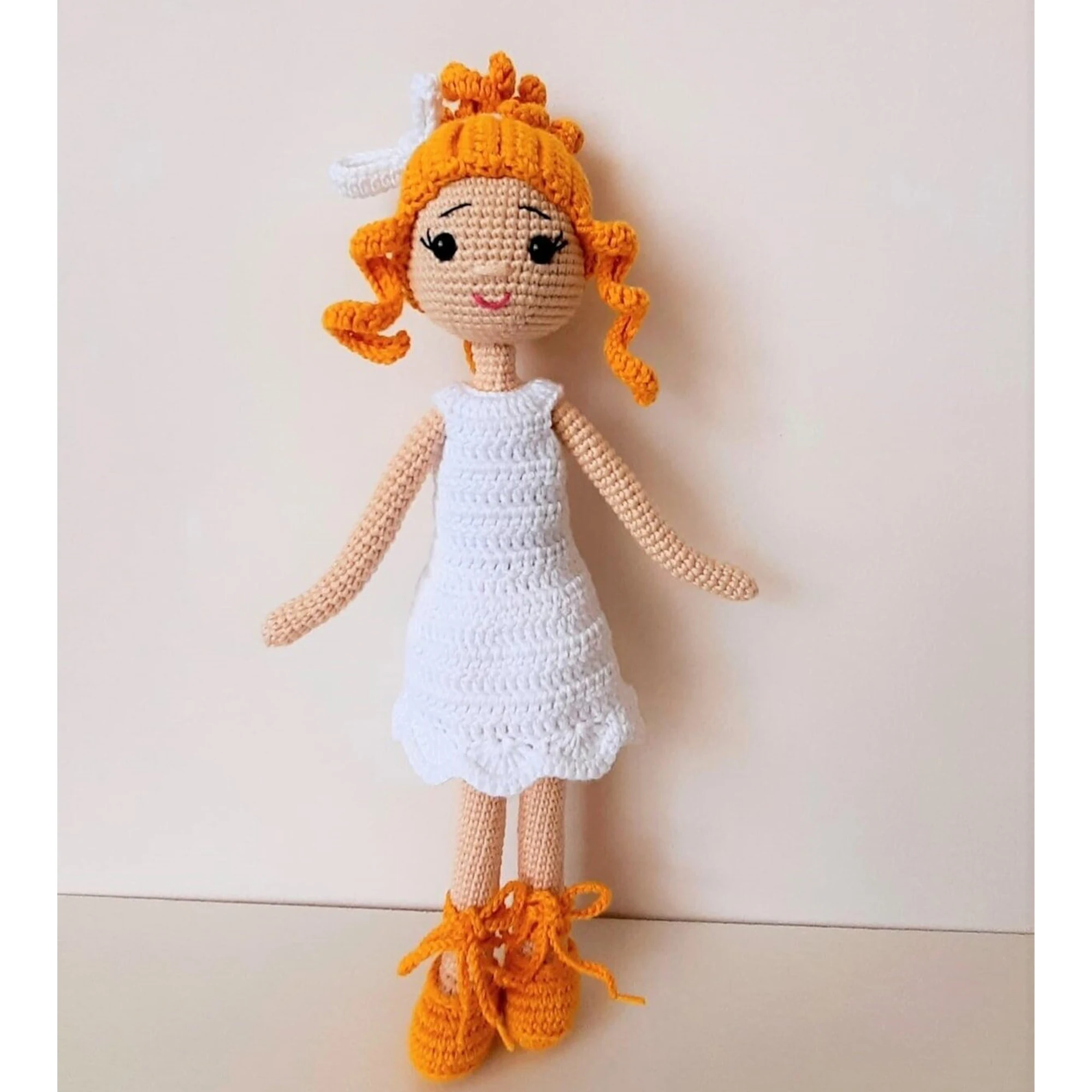 

Amigurumi Daffodil Baby Organic Knitting Toy Baby Doll Toys For Sale Sleeping Companion Sweet Dolly