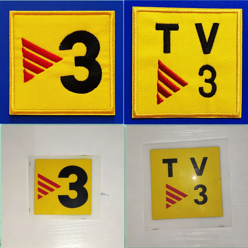 2004-2005 2005-2013 Барселона TV3 нашивка с вышивкой левый рукав спонсор футбольная |