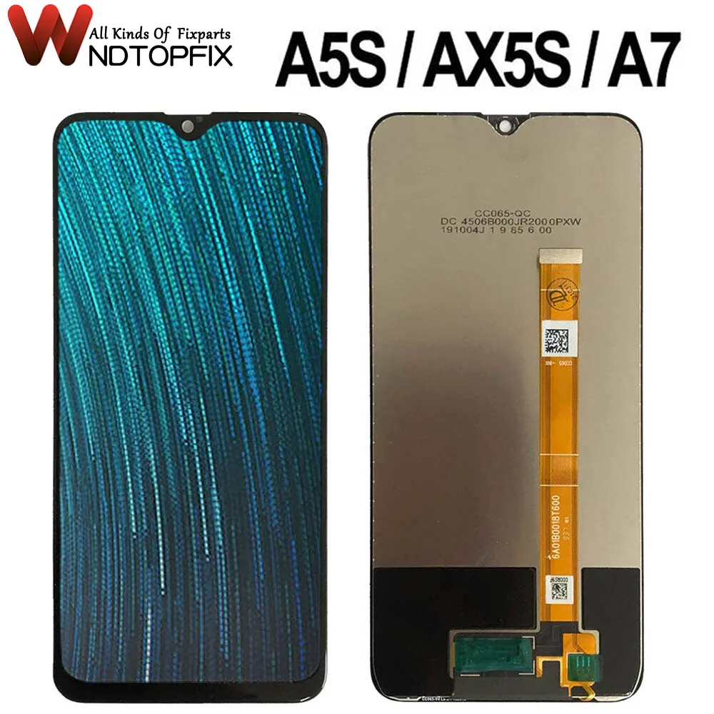 Полный ЖК-дисплей 6,2 дюйма для OPPO A5s A7 AX7, ЖК-дисплей, сенсорный экран, панель, дигитайзер, сенсор, замена для Oppo A5S, ЖК-экран cphal2.
