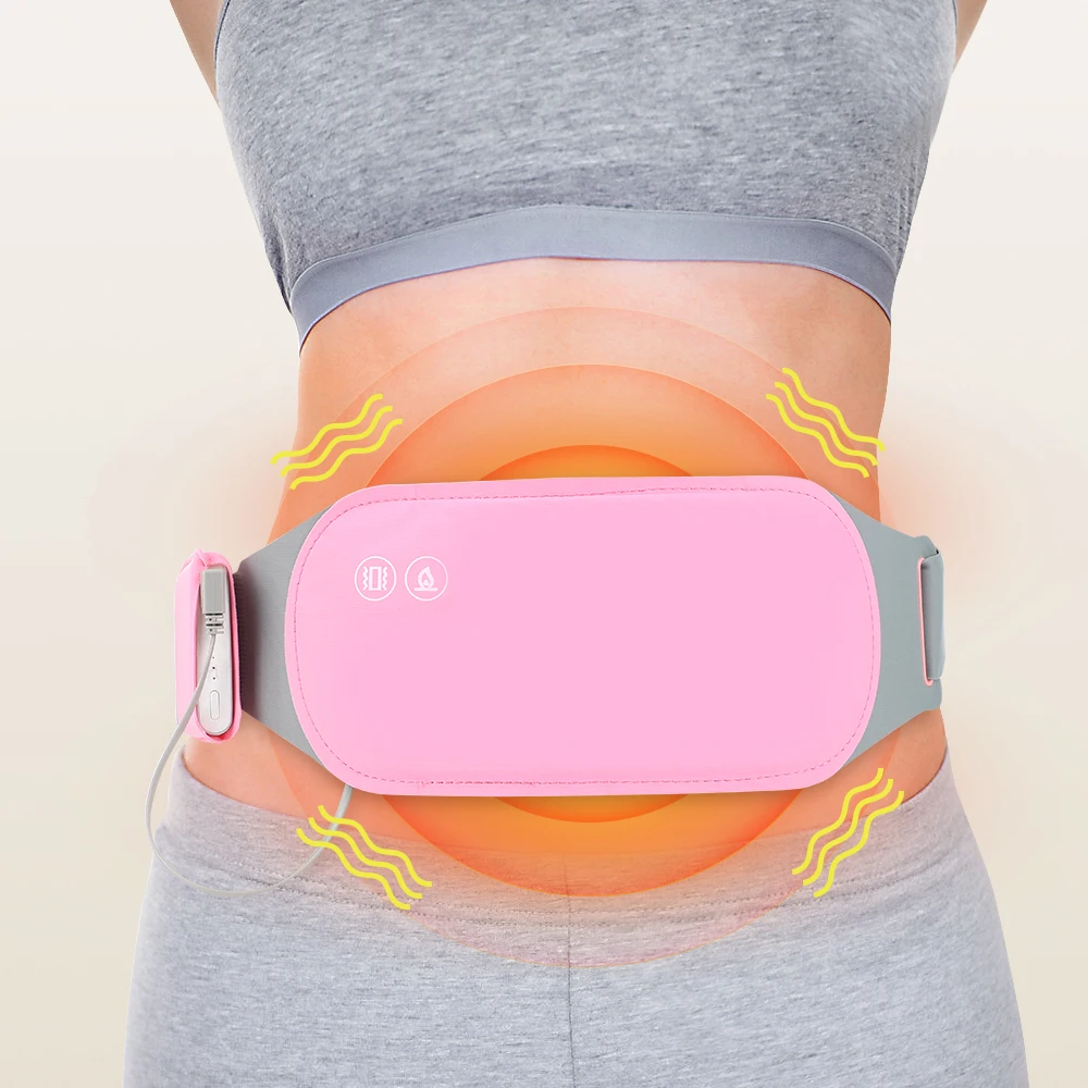 

Lady Menstrual Heating Pad Warm Palace Belt Relieve Menstrual Pain Hot Compress Massager Uterus Cold Dysmenorrhea Relieving Belt