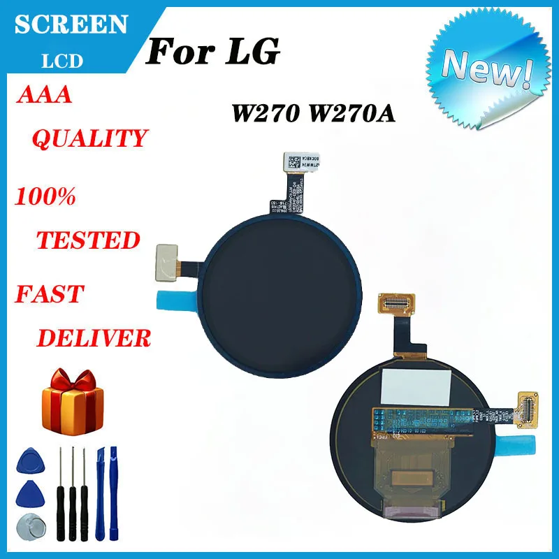 

New for LG sports watch W270 touch LCD screen assembly suitable,for LG-W270 LCD screen display screen