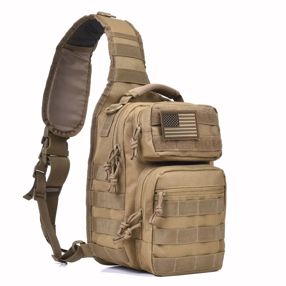 

Tactical Shoulder Bag Rover Sling Pack Nylon Military Backpack Molle Assault Range Bag Hunting Accessories Diaper Day Pack Small