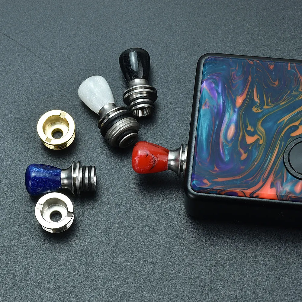 

wolf coolvape Style BB Drip Tip 510 mtl drip tip resin for SXK BB / Billet Box Mod Kit SXK BB 60W / 70W Vape Box Mod Kit