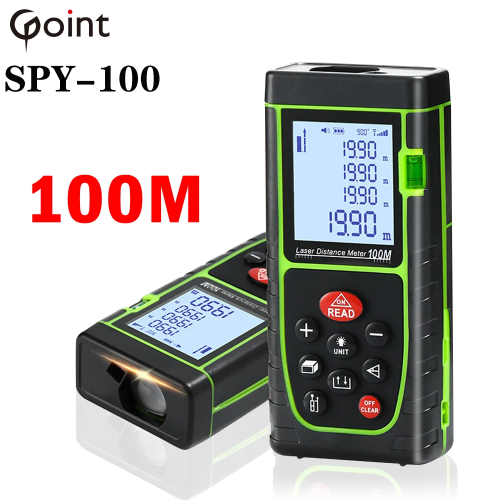 

Spyonway Laser Rangefinde 40M 60M 80M 100M Distance Meter Trena Digital Electronic Finder Build MeasureDevice Ruler Test Tool