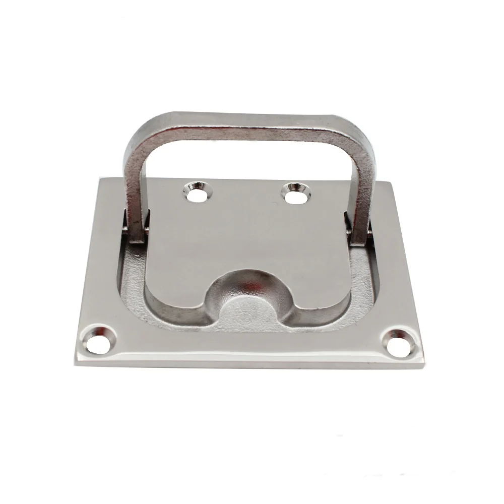 

MARINE BOAT YACHT DECK HINGE STAINLESS STEEL LIFT HANDLE LIFT RING