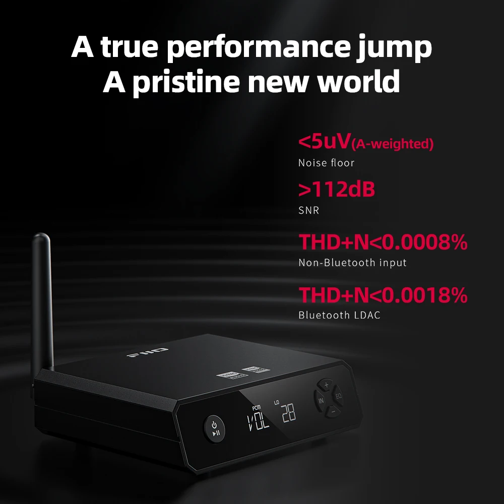Стерео аудио приемник FiiO/JadeAudio BR13 Bluetooth 5 1 усилитель USB DAC поддержка LDAC/aptX низкая