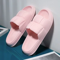 summer women indoor home slippers soft comfortable non slip flip flops bath slippers couple family flat sandals hotel shoes 2022