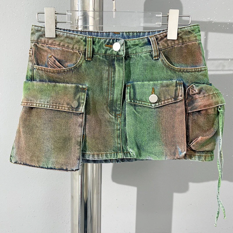 

NIGO Summer Denim Colored Skirt Ngvp #nigo57357